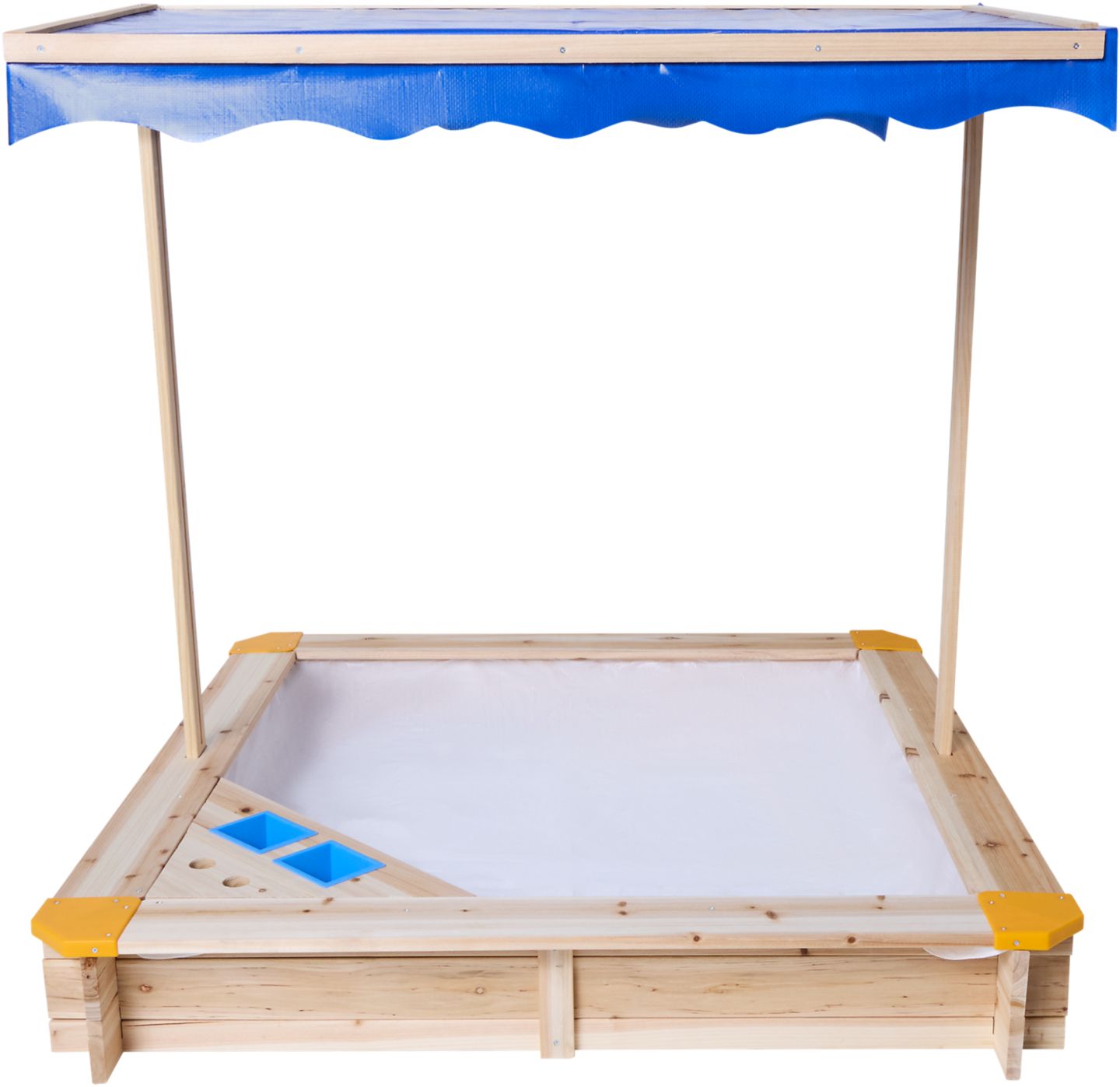 Изображение на Kidland Дървен пясъчник
с покрив