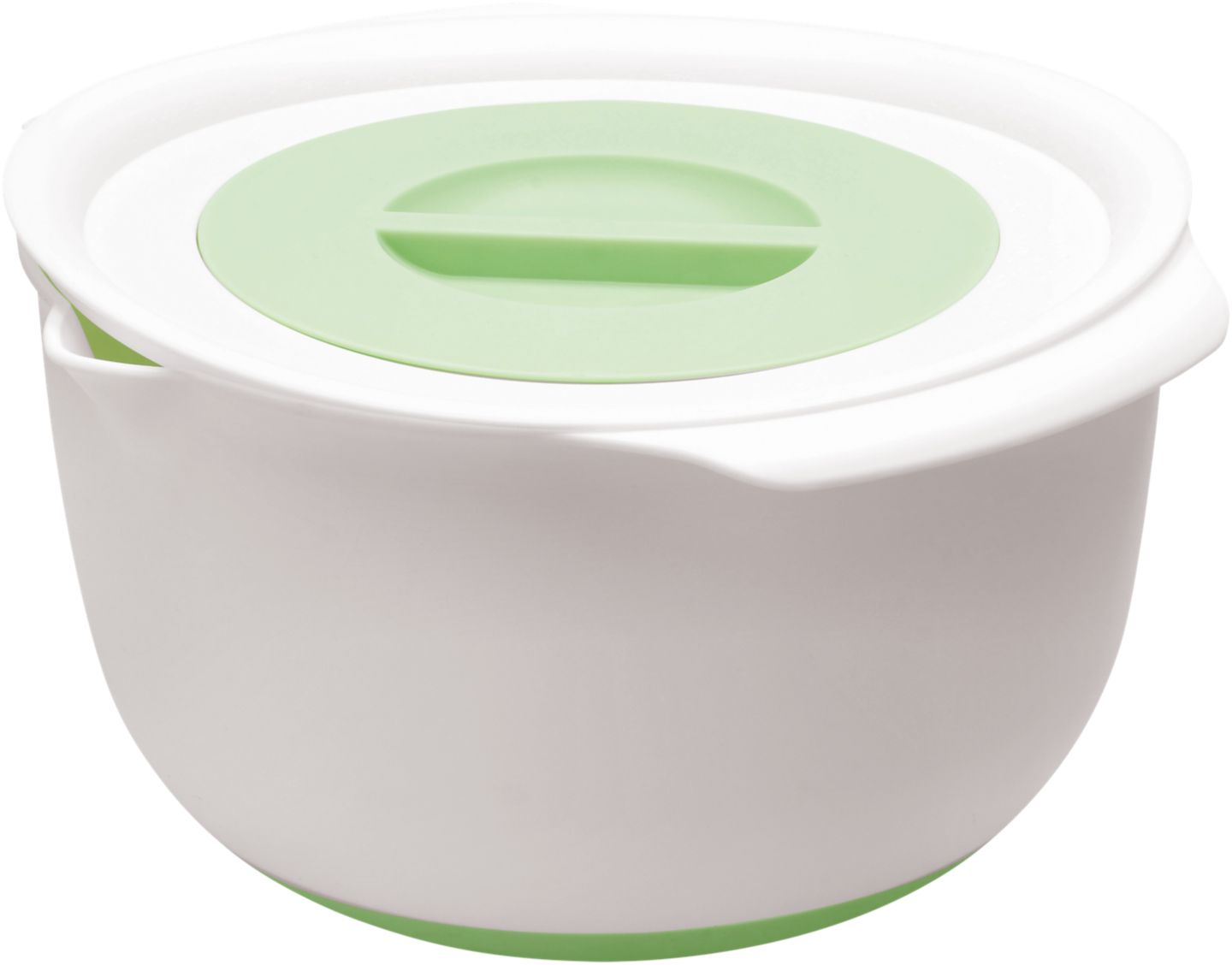 SPICE&SOUL® Rührschüssel-Set 4-teilig mit Deckel und Spritzschutz