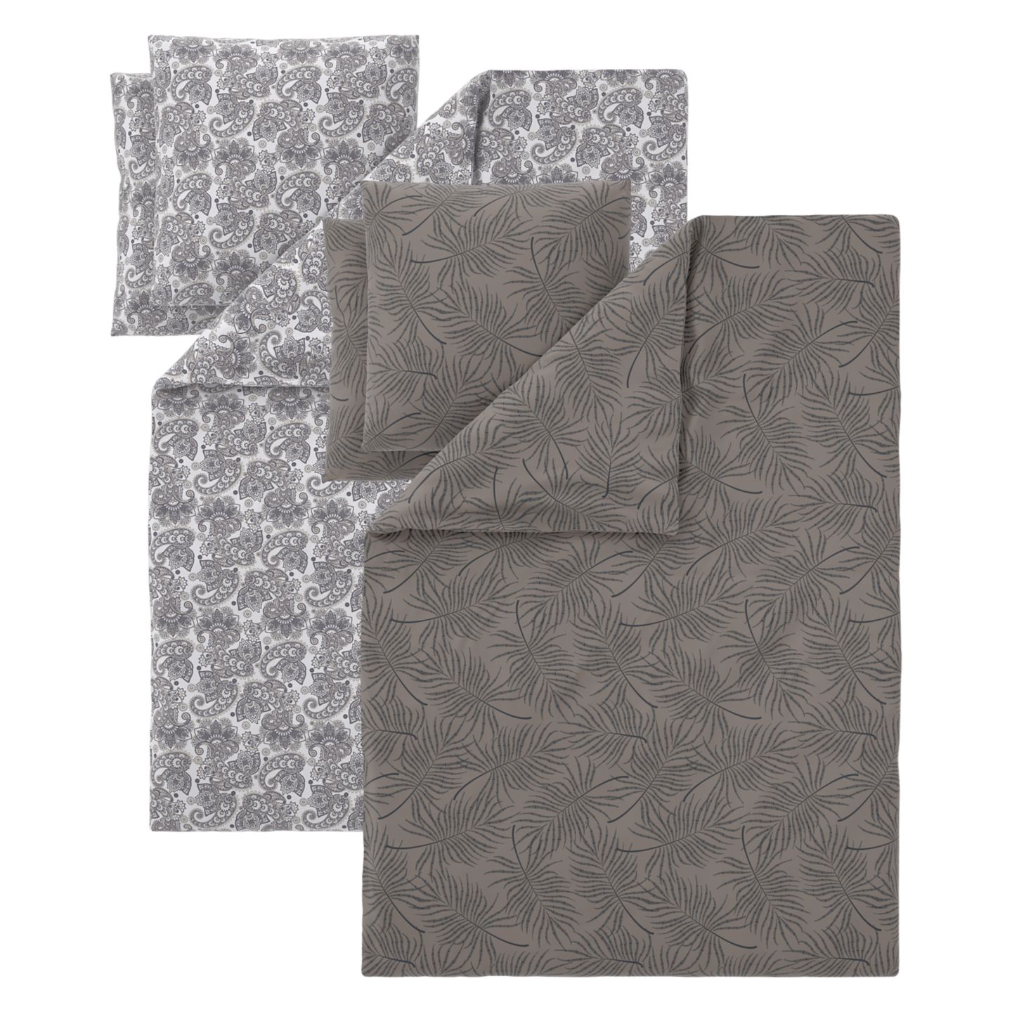 LIV&BO® Satin-Bettwäsche-Set ca. 200 x 220 cm