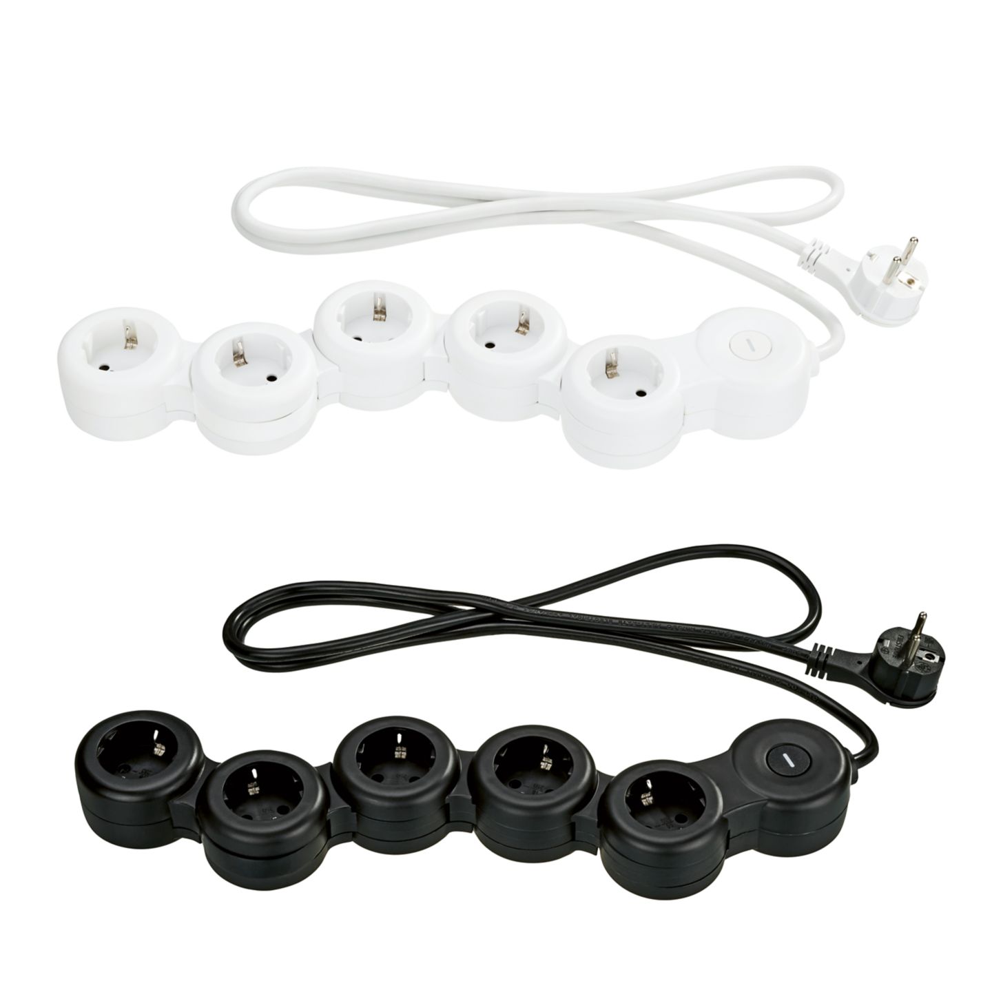 SWITCH ON® Wendige Steckdosenleiste