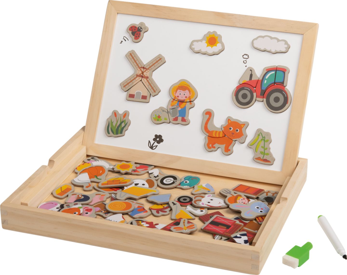 KIDLAND Magnetický box "Statek"