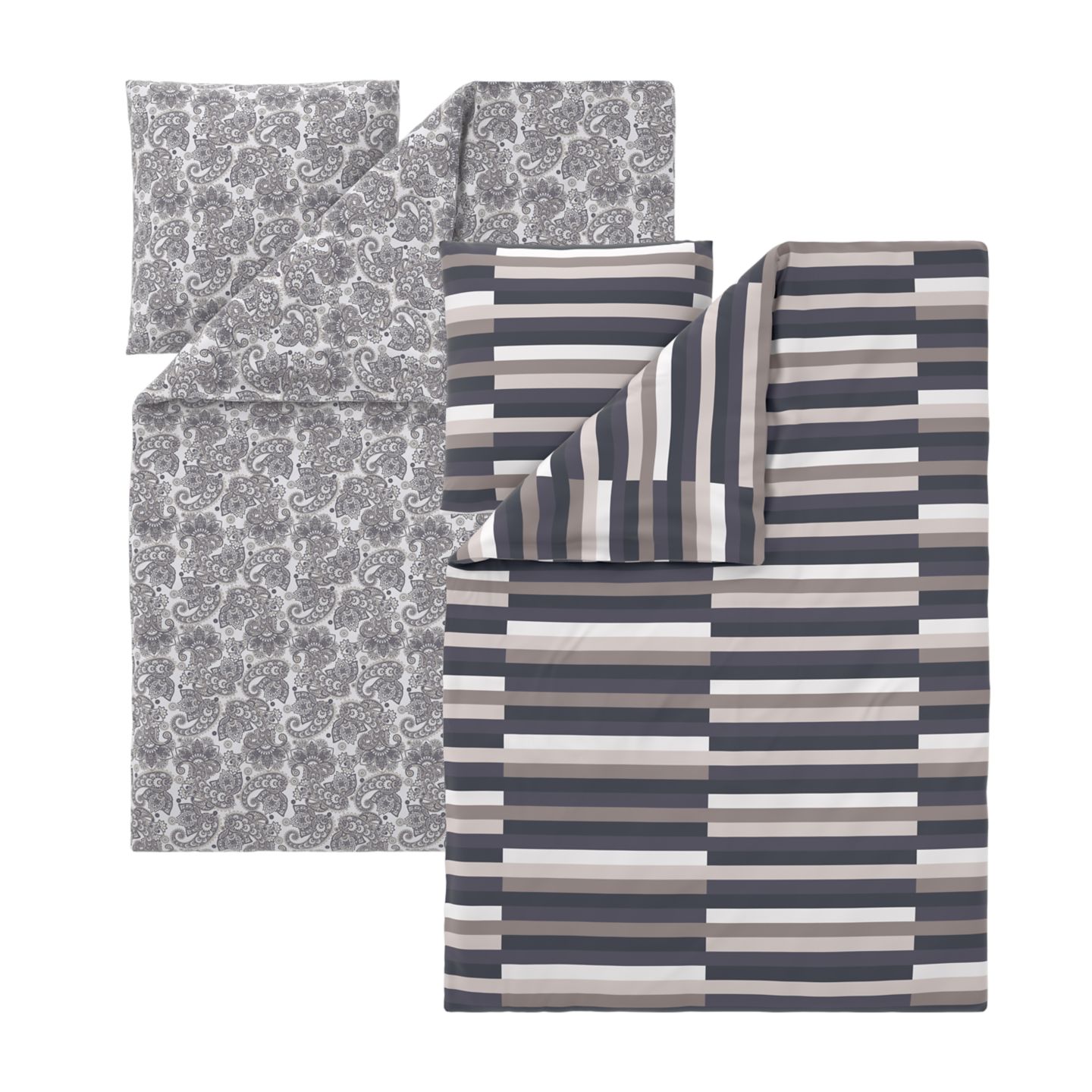 LIV&BO® Satin-Bettwäsche-Set ca. 135 x 200 cm