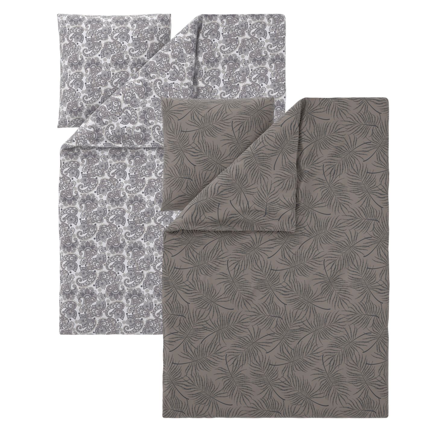 LIV&BO® Satin-Bettwäsche-Set ca. 135 x 200 cm