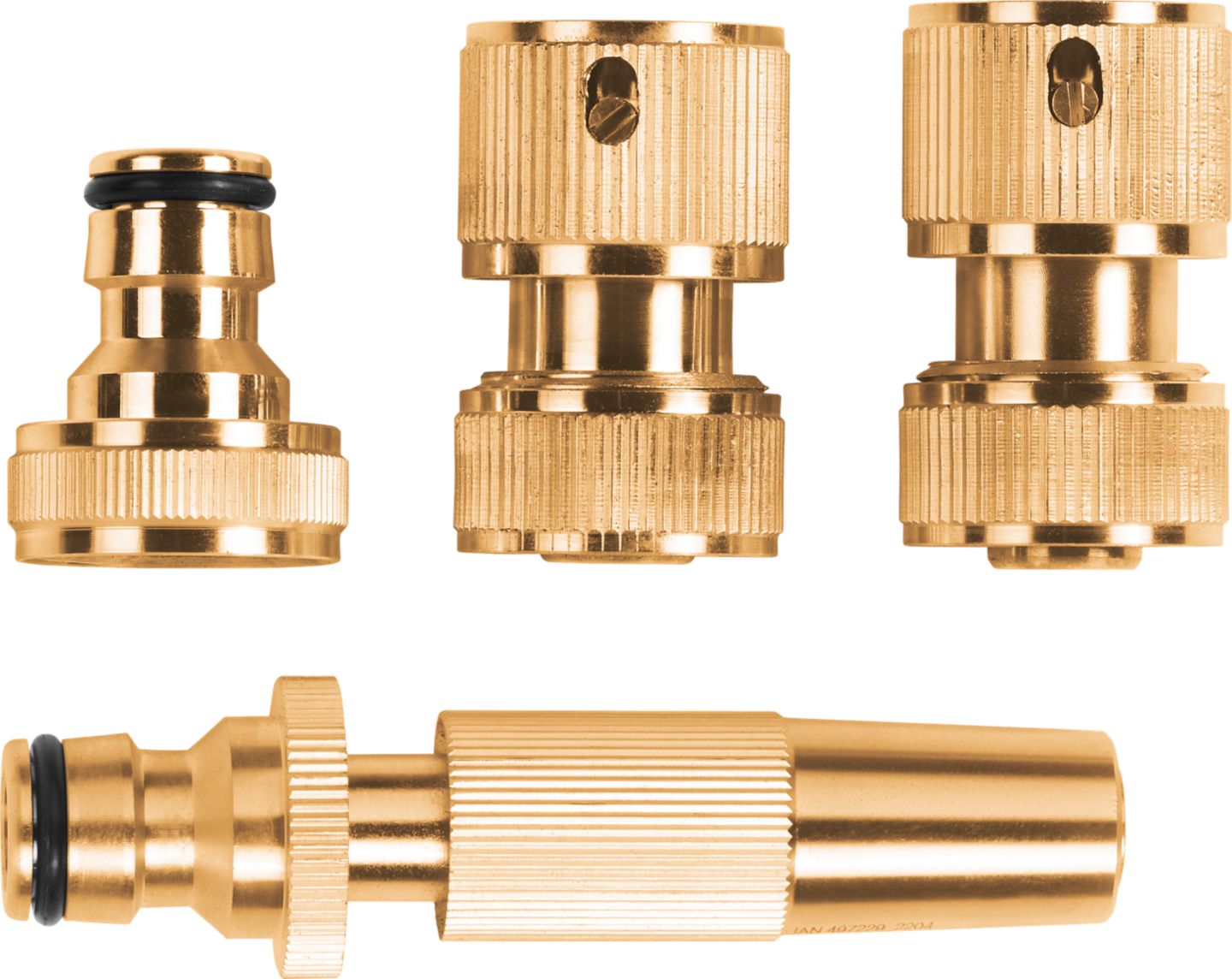 PARKSIDE® Stecksystem-Set Messing