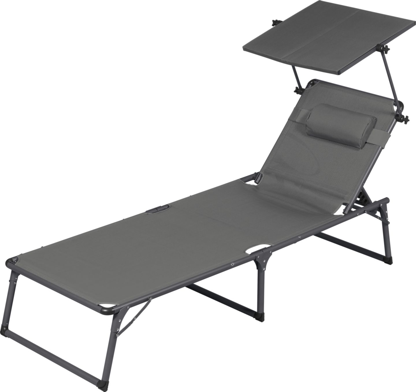 LIVARNO Hliníkové lehátko
šedé