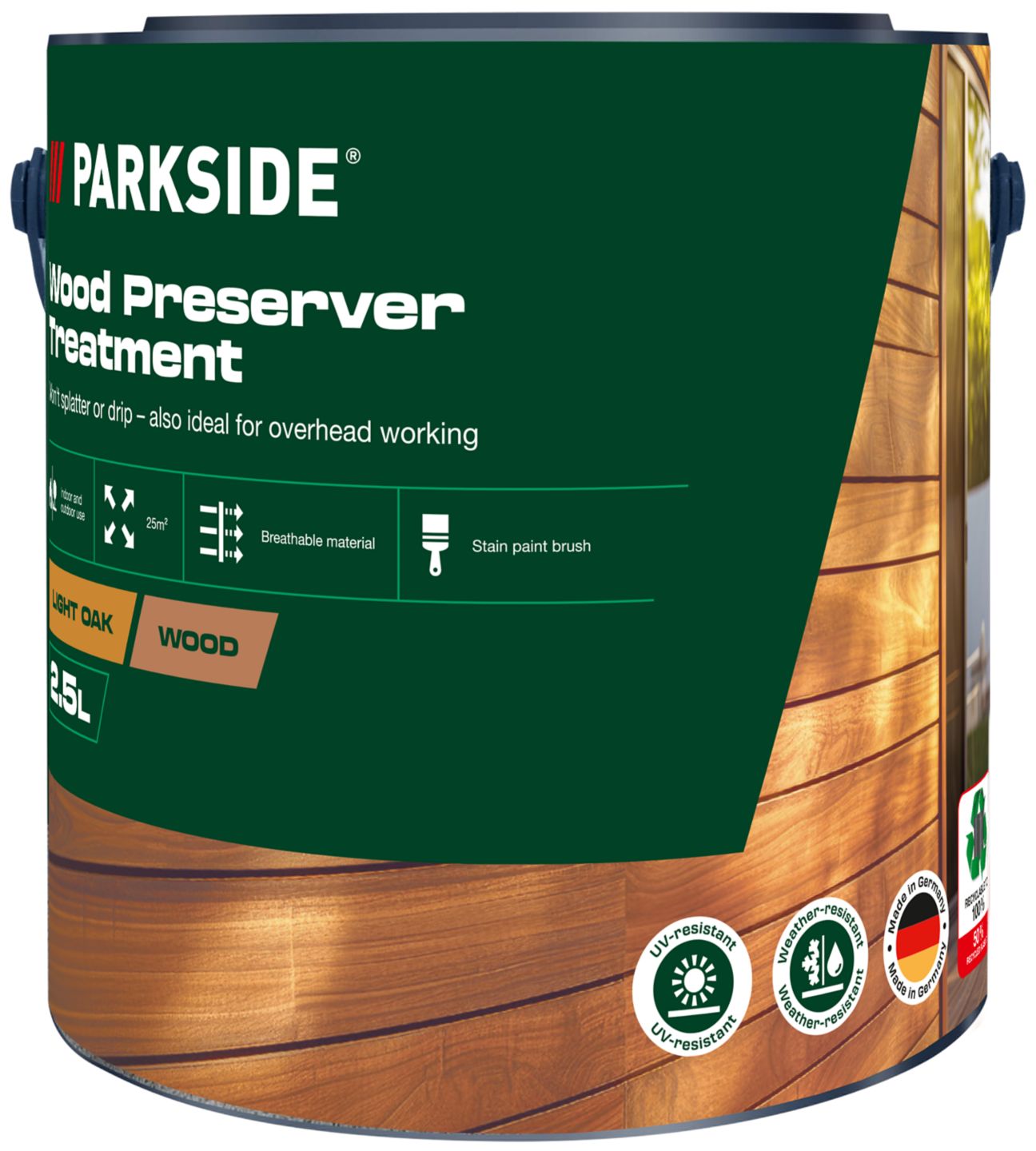 PARKSIDE Ochranný gel na dřevo
světlý dub