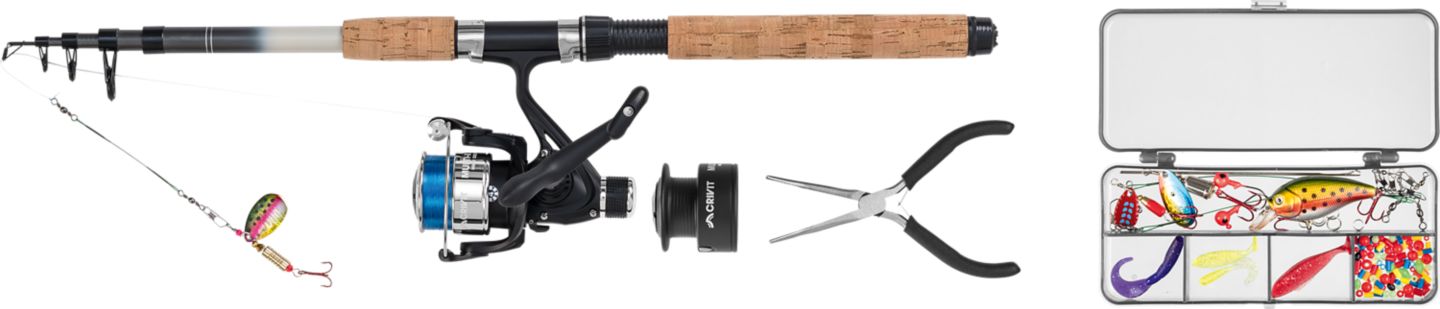 CRIVIT® Spinnangel-Set »210-5« 