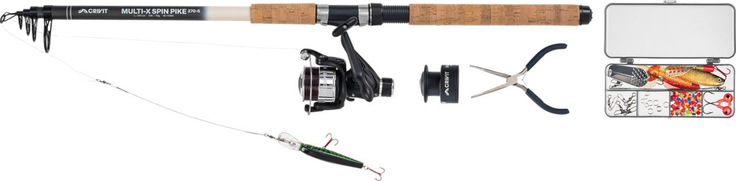 CRIVIT® Spinnangel-Set »270-5« 