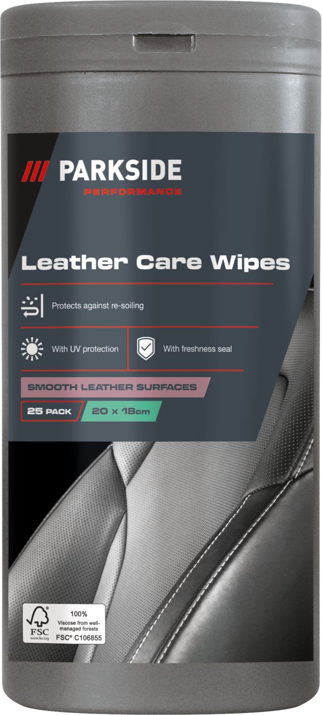 PARKSIDE PERFORMANCE Čisticí ubrousky na kůži