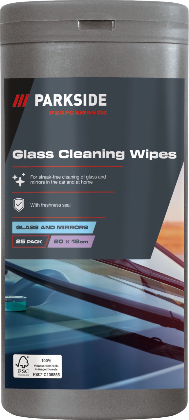 PARKSIDE PERFORMANCE Čisticí ubrousky
na čelní sklo