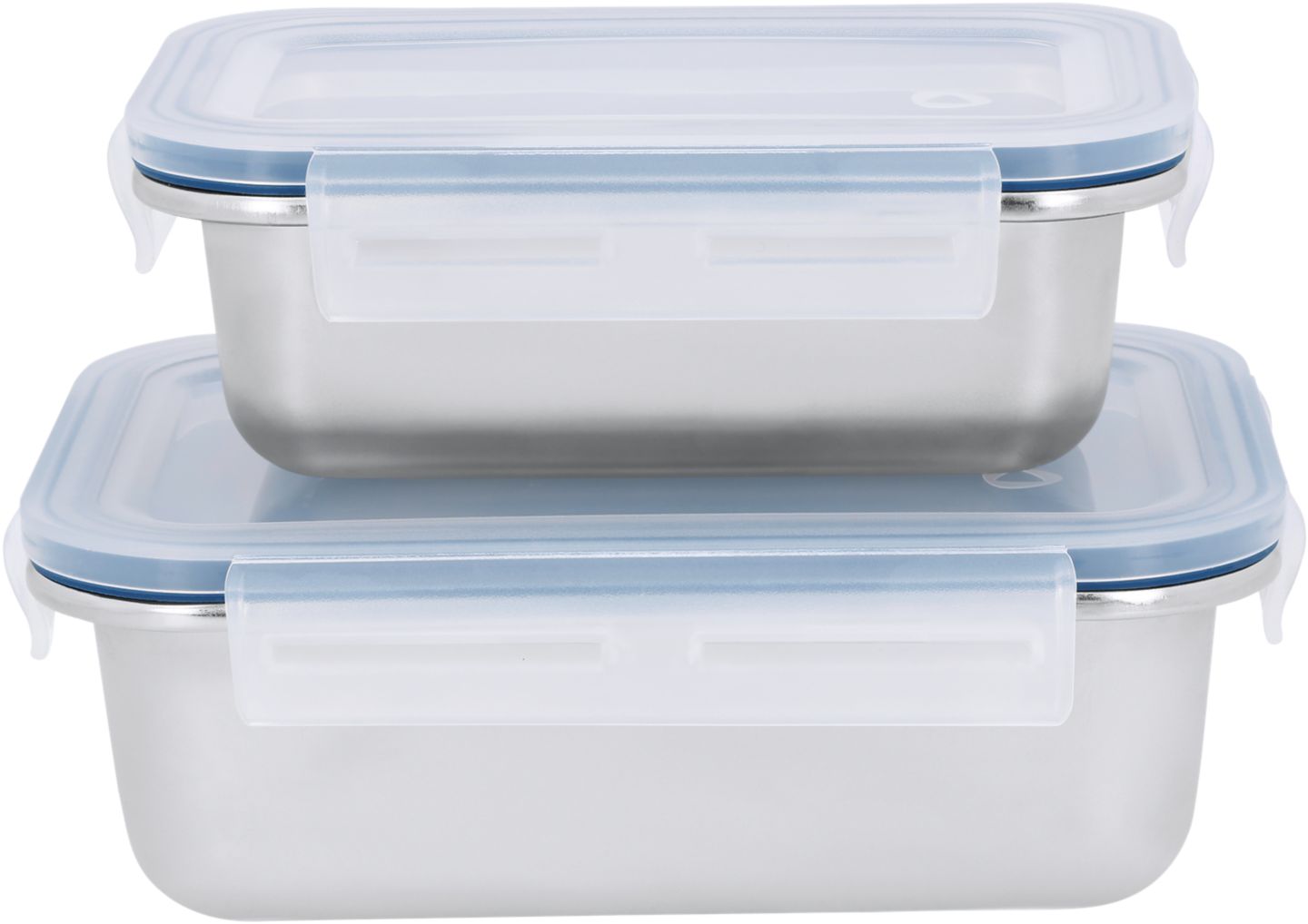 SILVERCREST® Frischhaltedosen-Set Edelstahl