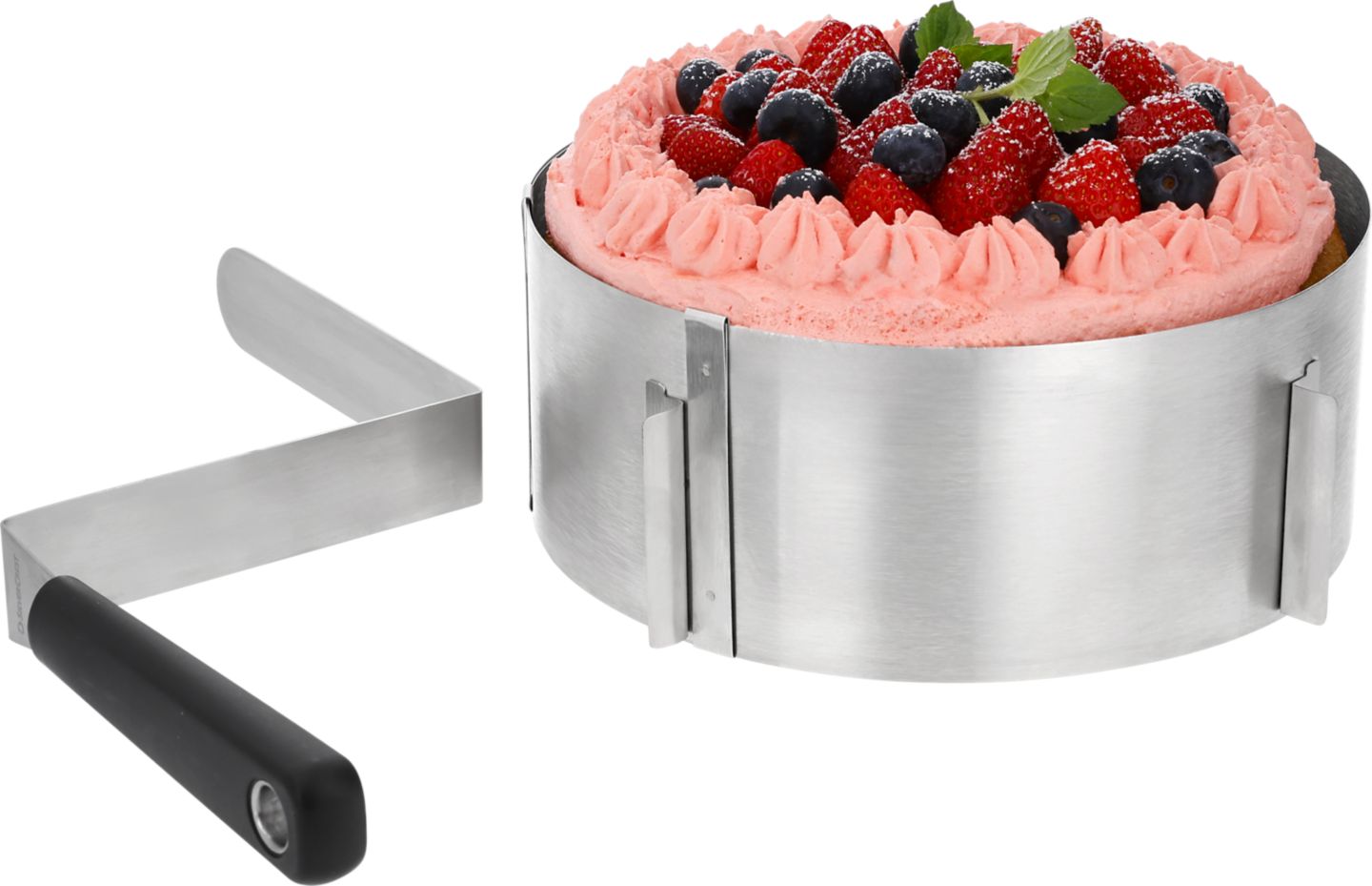 SILVERCREST Nastavitelná forma na pečení
s cukrářskou špachtlí