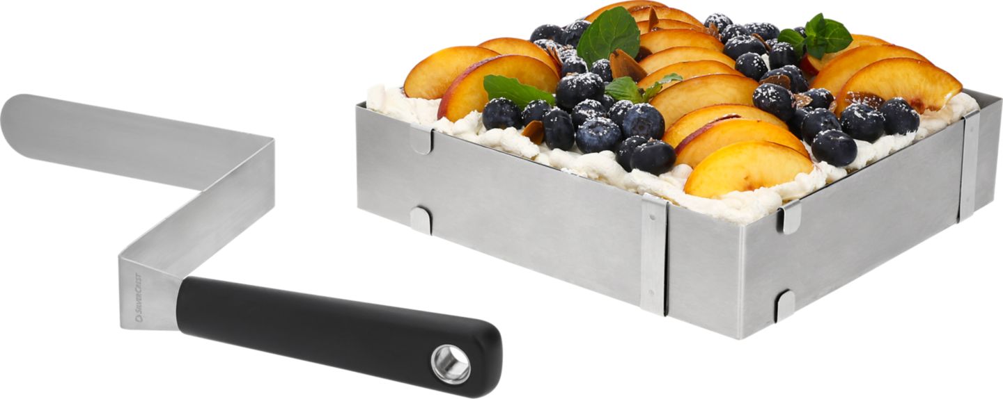 SILVERCREST Nastavitelná forma na pečení
s cukrářskou špachtlí