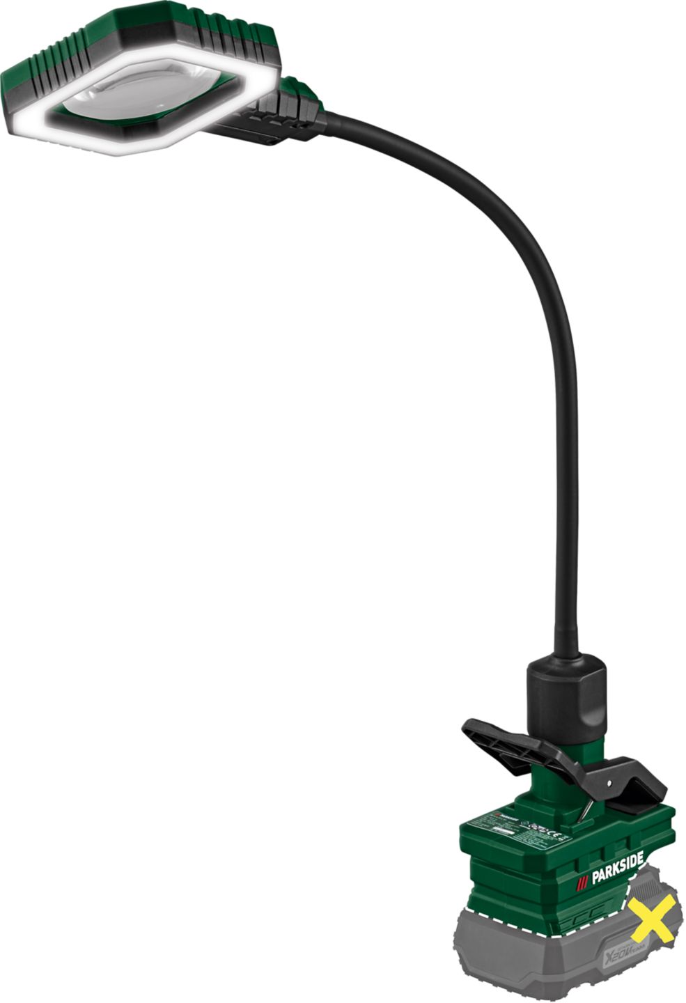 PARKSIDE® Akku-LED-Schwanenhalslupe »PLSLA 20-Li A1« ohne Akku