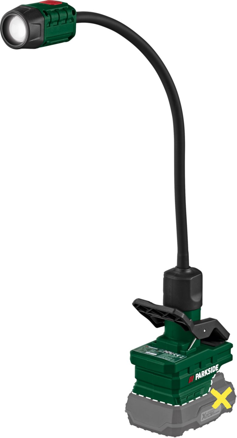 PARKSIDE® Akku-LED-Schwanenhals-Spot 20 V »PLSSA 20-Li A1«