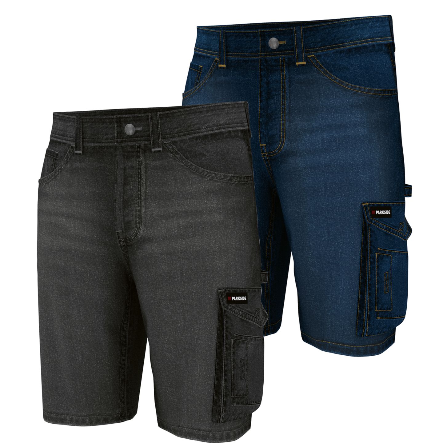 PARKSIDE® Herren-Jeans-Arbeitsshorts