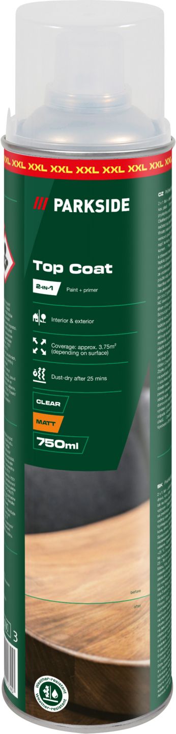 PARKSIDE Barevný lak XXL
750 ml