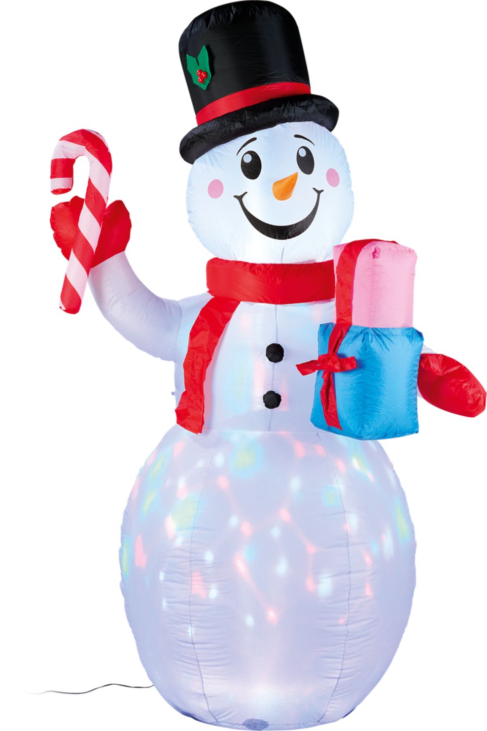 LIVARNO® LED-Schneemannfigur selbstaufblasend