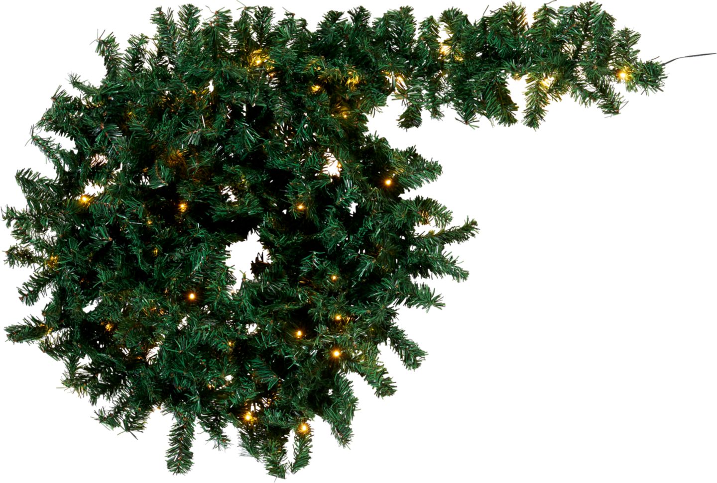 LIVARNO® LED-Tannengirlande mit 80 warmweißen LEDs