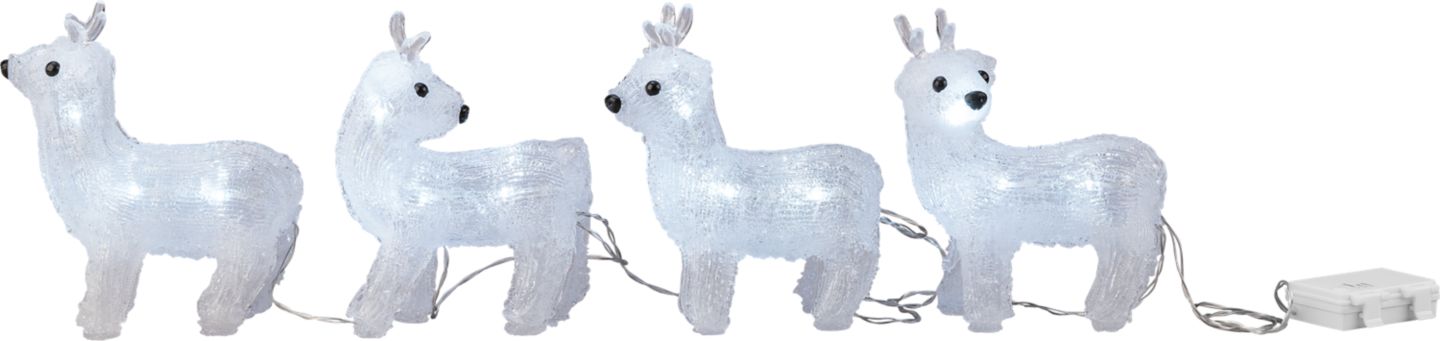LIVARNO® LED-Dekofigur »Rentiere«