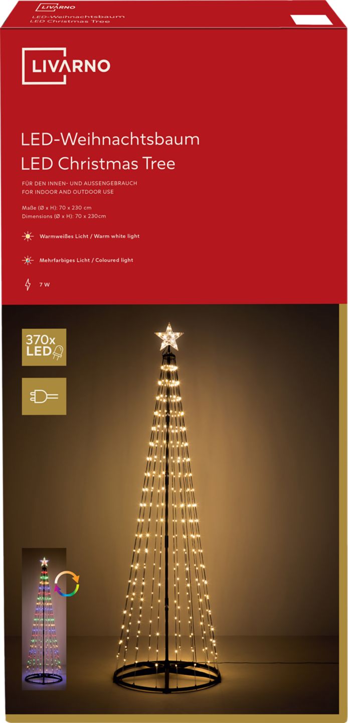 LIVARNO® LED-Weihnachtsbaum mit 370 LEDs