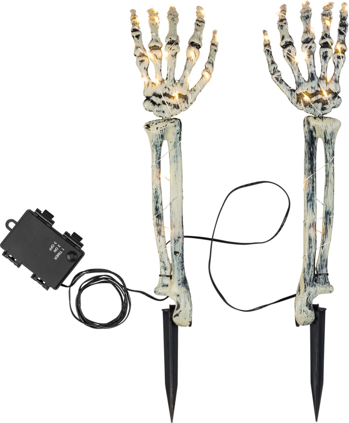 LED-Halloween-Deko »Skelettarme«