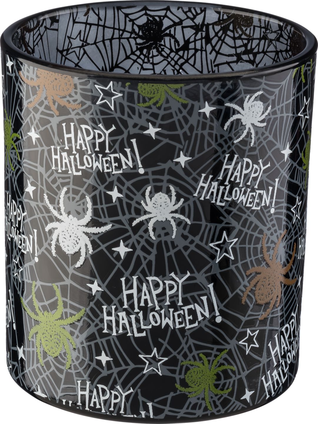 Halloweenská vonná svíčka ve skle - pavouk
170 g