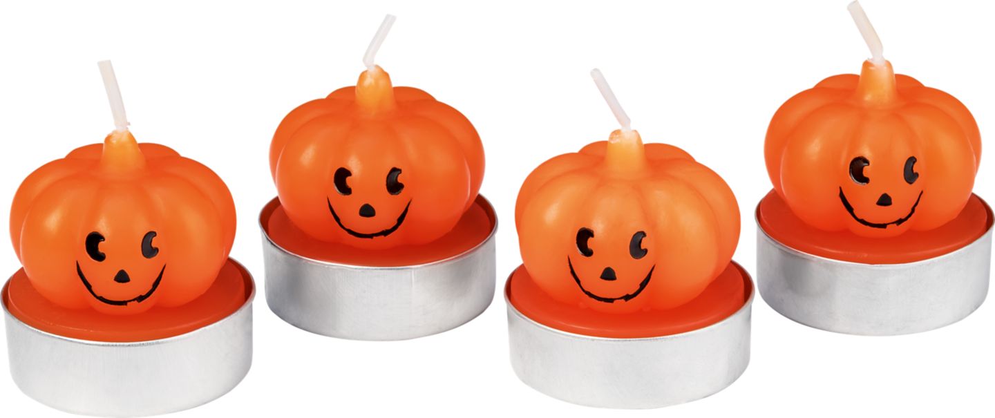 Halloweenské čajové svíčky dýně
4 ks