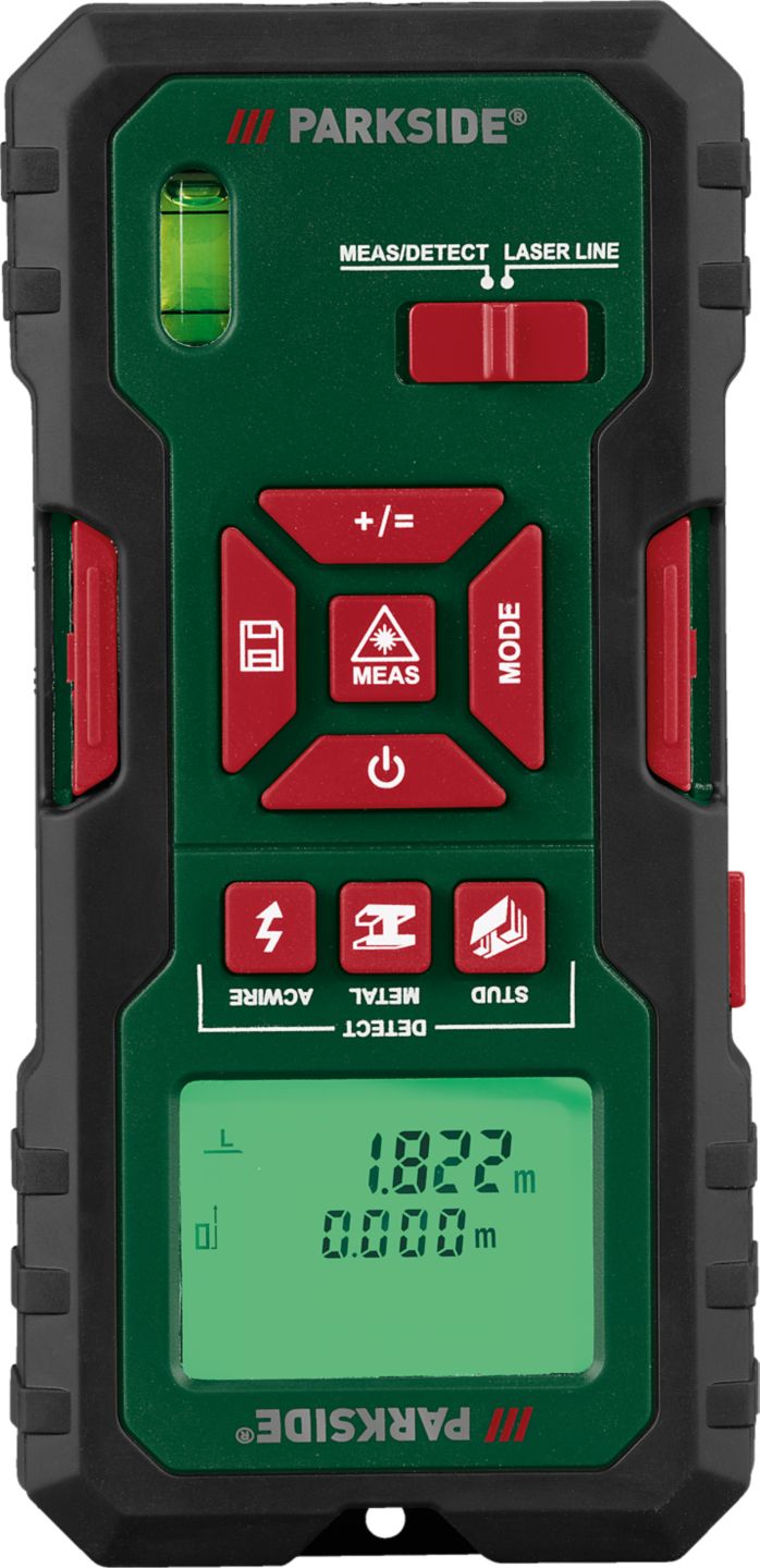 Изображение на Parkside® Детектор
с лазерен далекомер