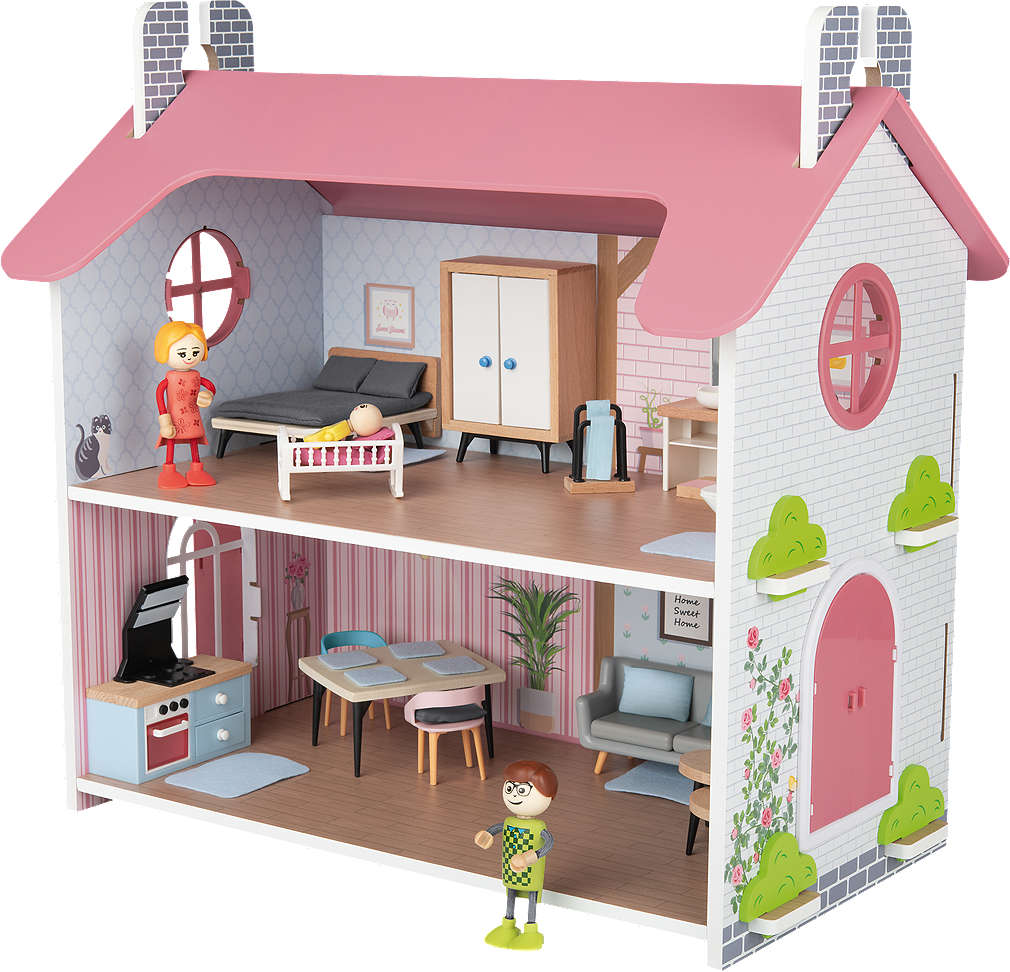 Zdjęcie oferty Kidland Domek dla lalek 48 x 46 x 30 cm 41 el.