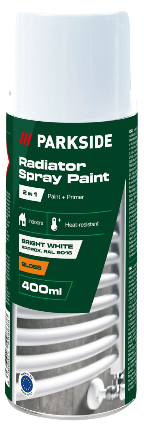 Parkside Lak ve spreji na radiátory
objem: 400 ml