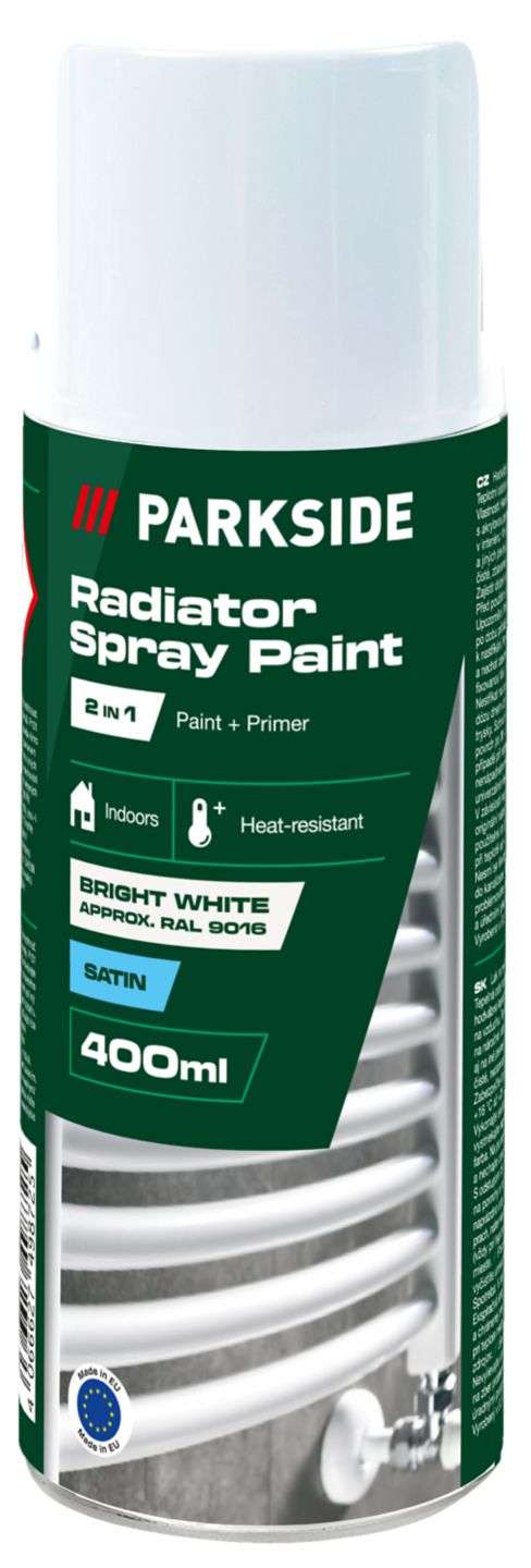 Parkside Lak ve spreji na radiátory
objem: 400 ml