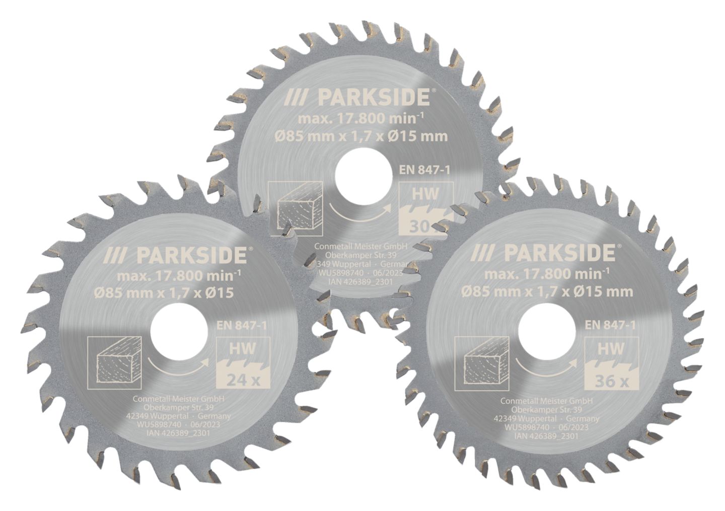 Изображение на Parkside® Дискове за циркуляр