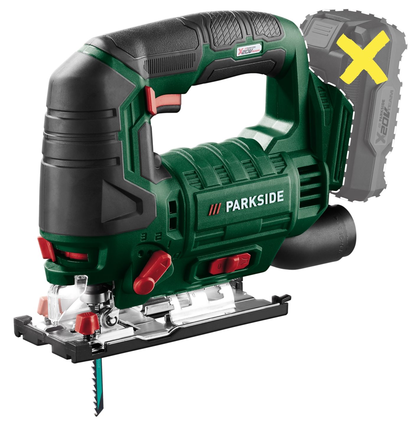 PARKSIDE® Akku-Pendelhubstichsäge 20 V »PSTDA 20-Li C3« ohne Akku
