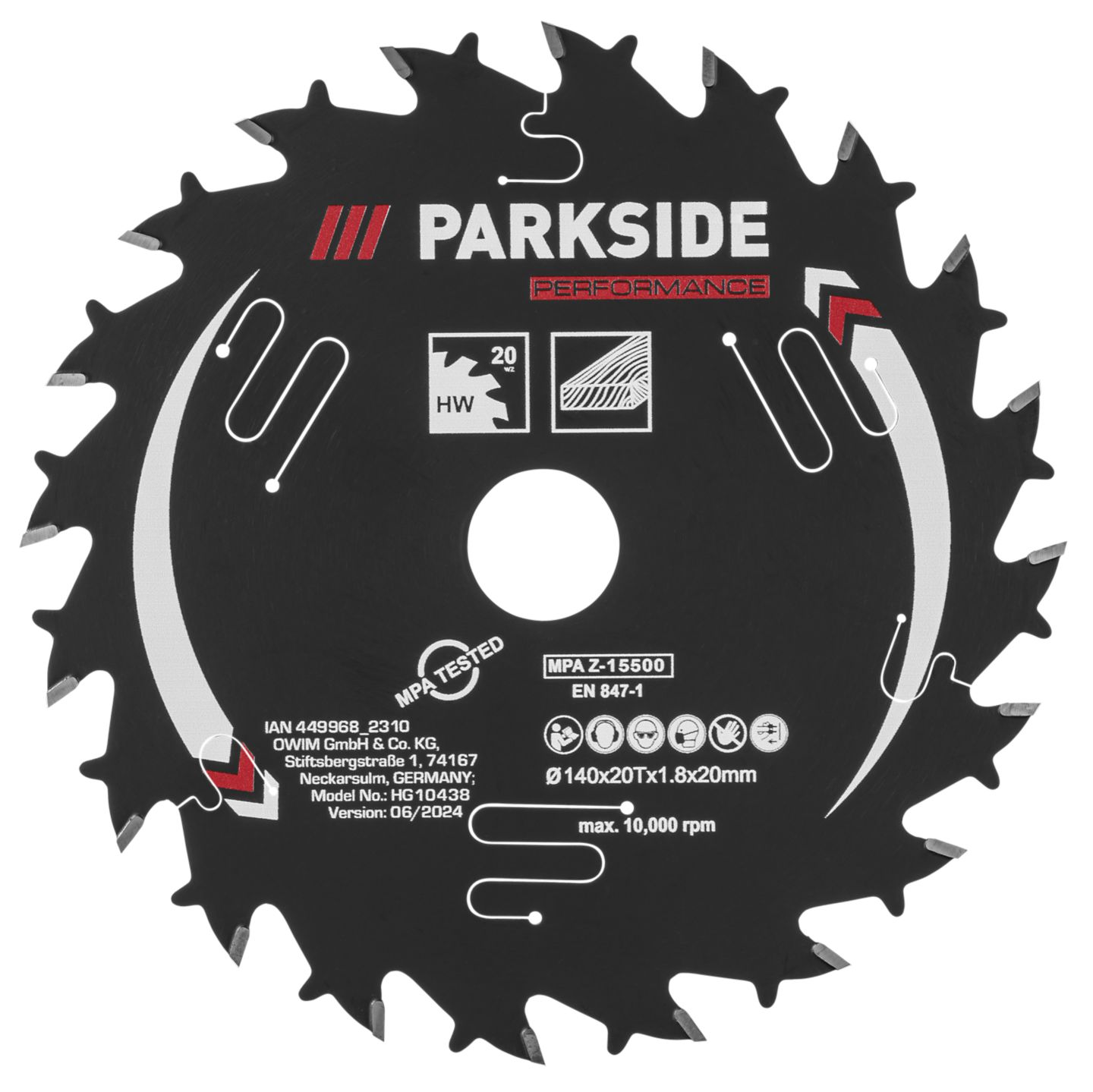 PARKSIDE Pilový kotouč