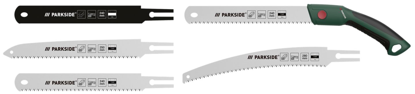 Изображение на Parkside® Комплект ръчен трион
7 части