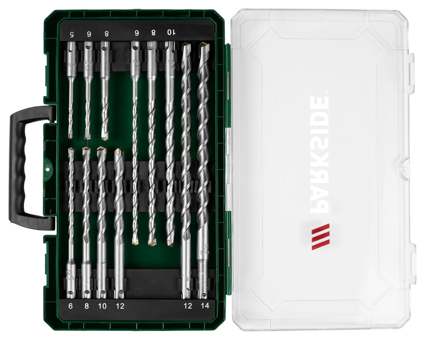 Изображение на Parkside® Комплект свердла за
перфоратор или длета