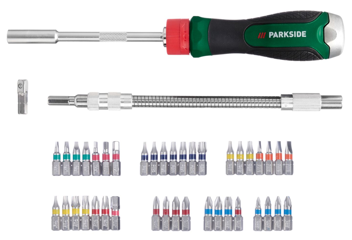 Изображение на Parkside® Отвертка с битове
43 части