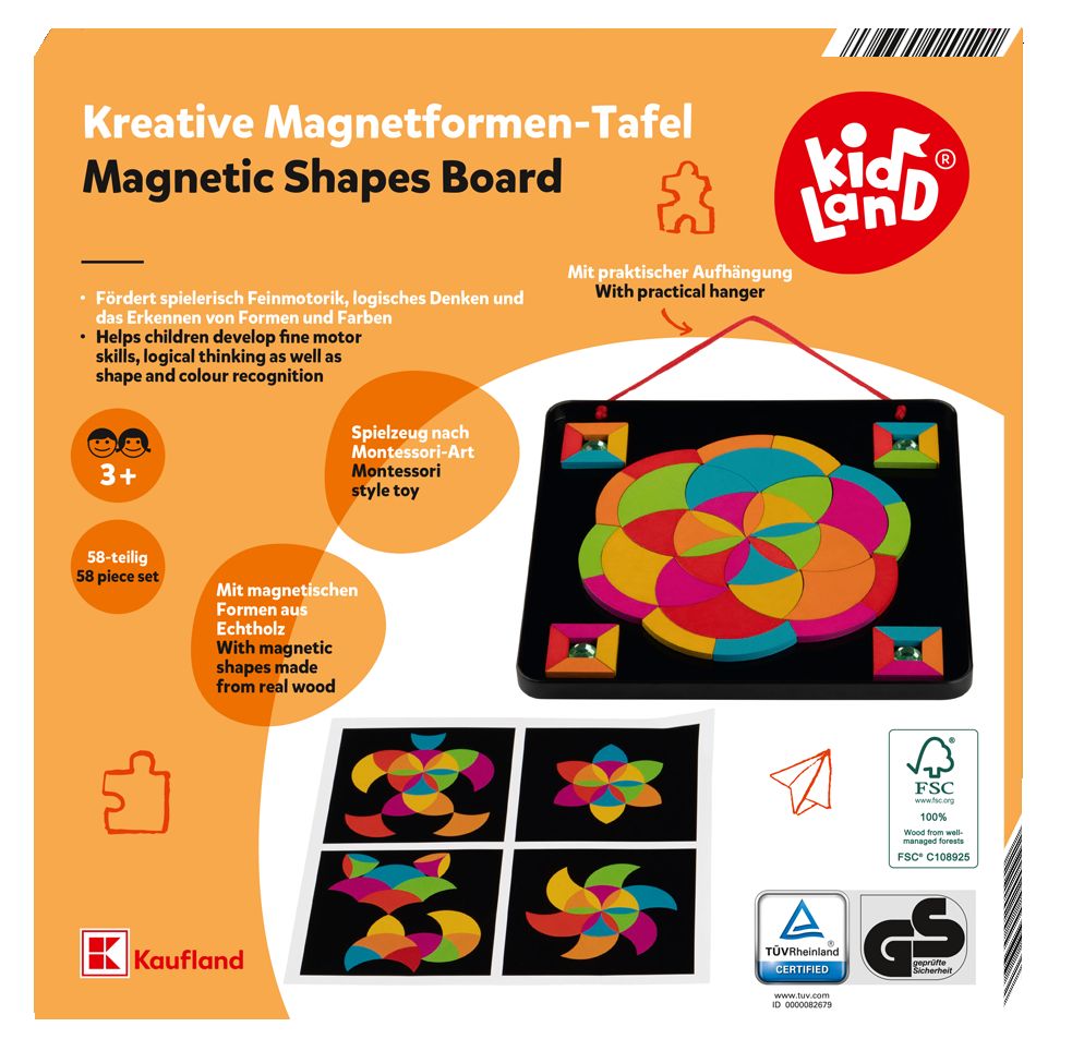 Kidland Magnetická tabule Montessori