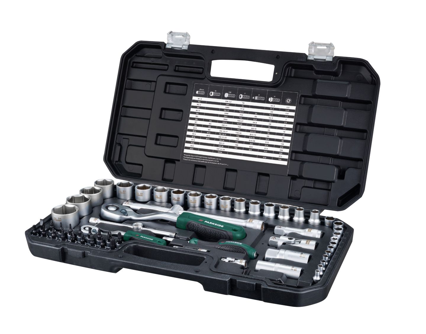 PARKSIDE Sada nástrčných klíčů
65dílná