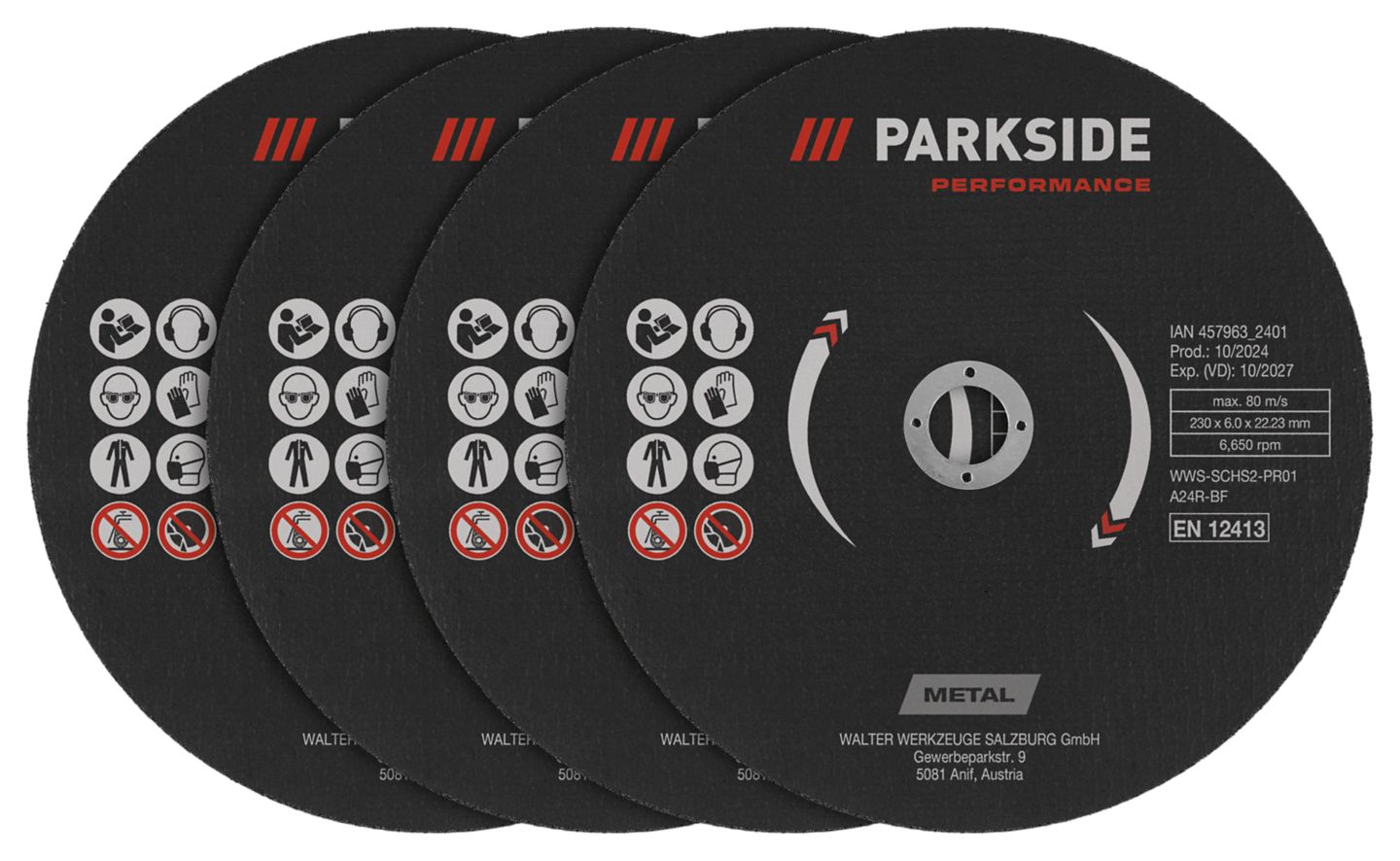 Изображение на Parkside® Режещ диск
различни видове