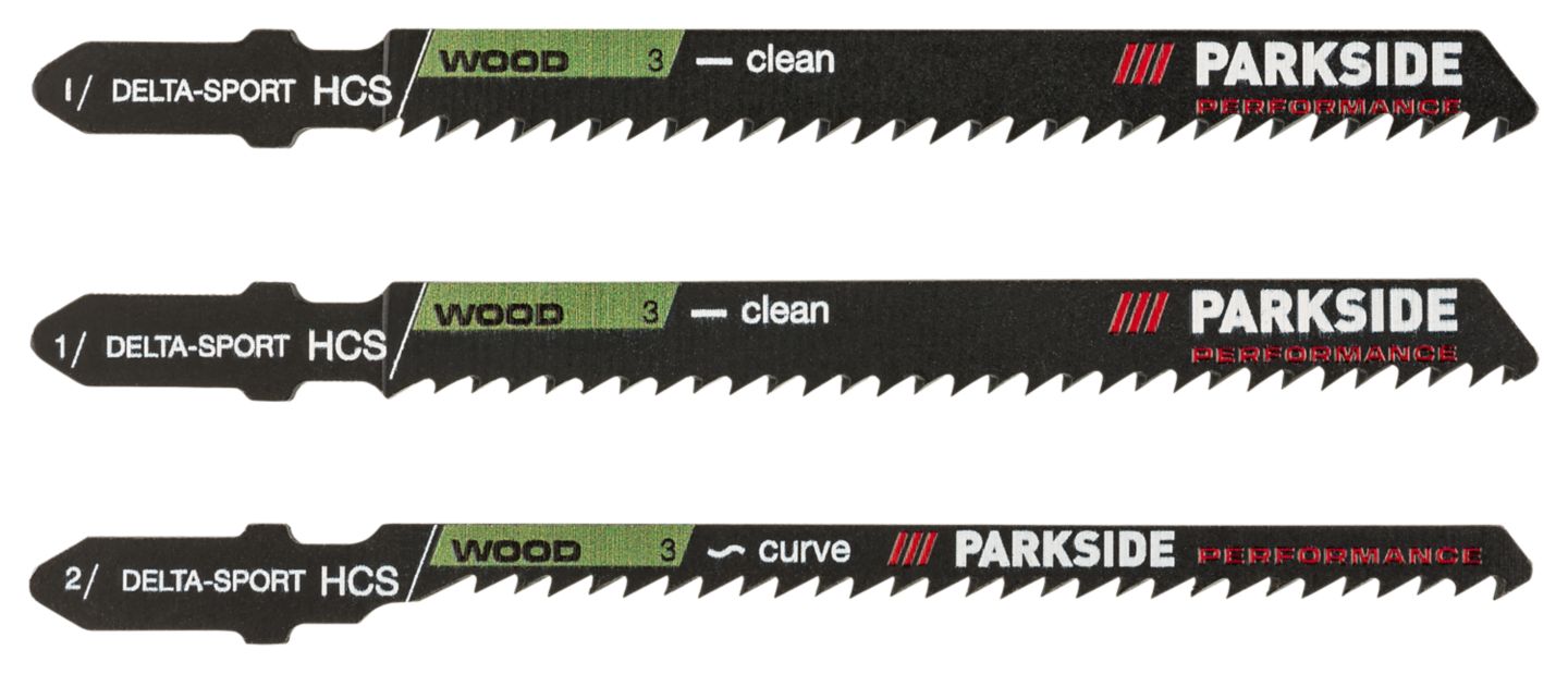 PARKSIDE Sada pilových listů
3dílná