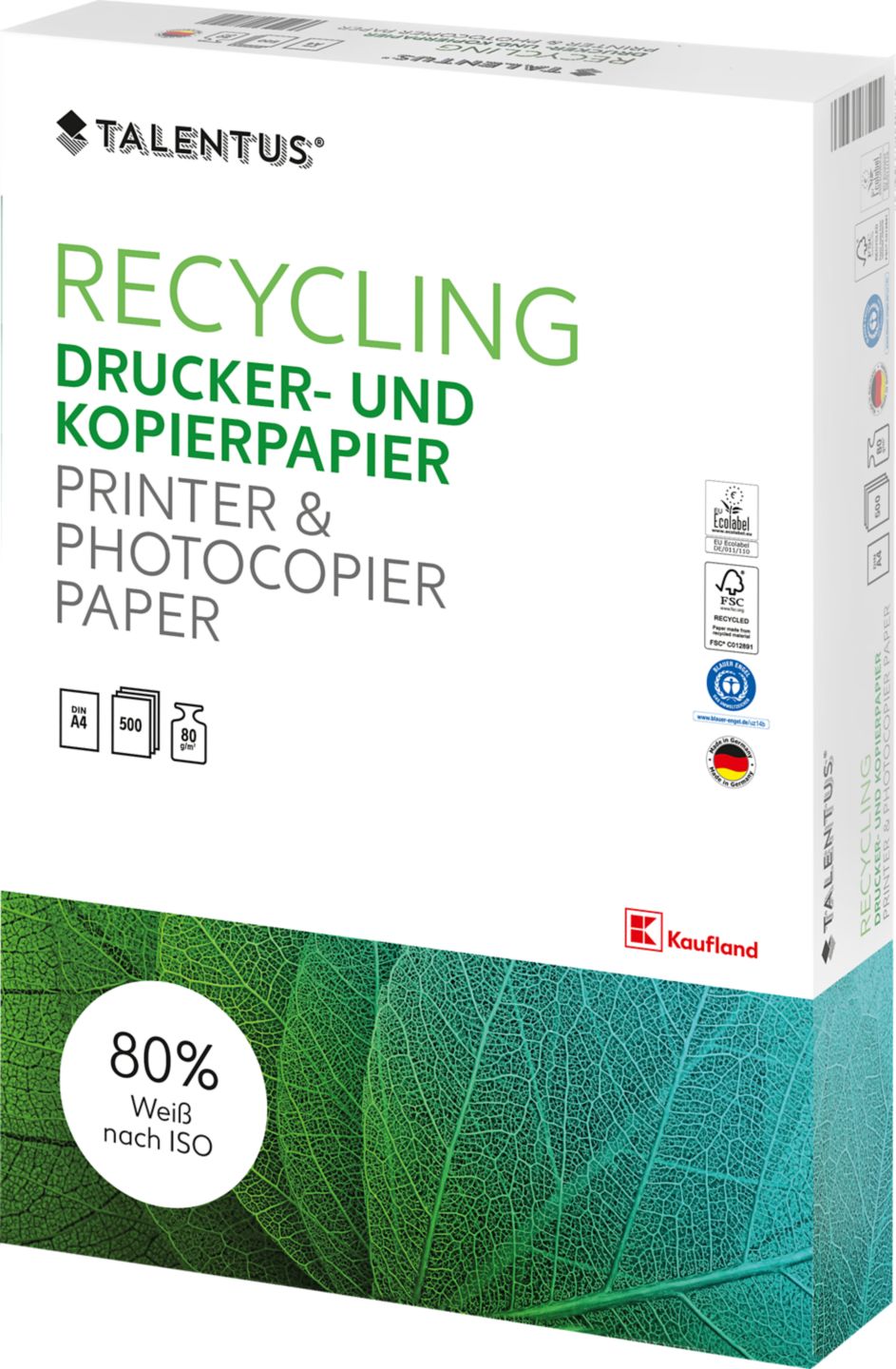 TALENTUS® Recycling-Multifunktions- Papier DIN A4