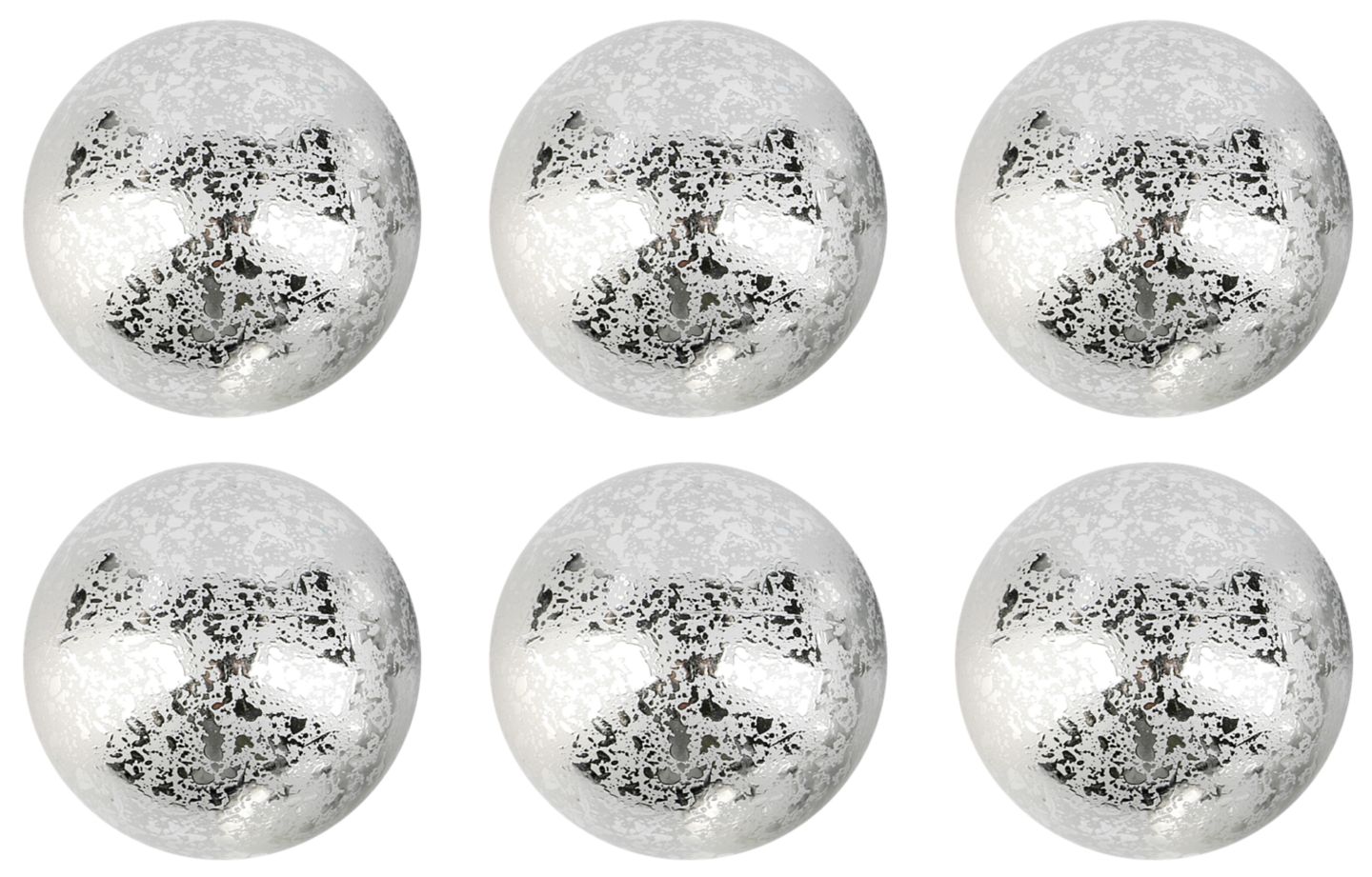 LIV & BO Ozdoby
sříbrné, 5,8cm/6ks