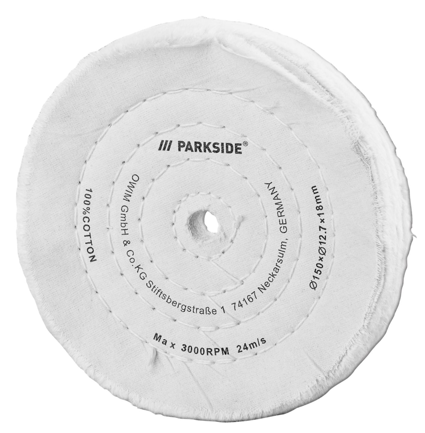 PARKSIDE Bavlněný lešticí kotouč
pro leštění kovu