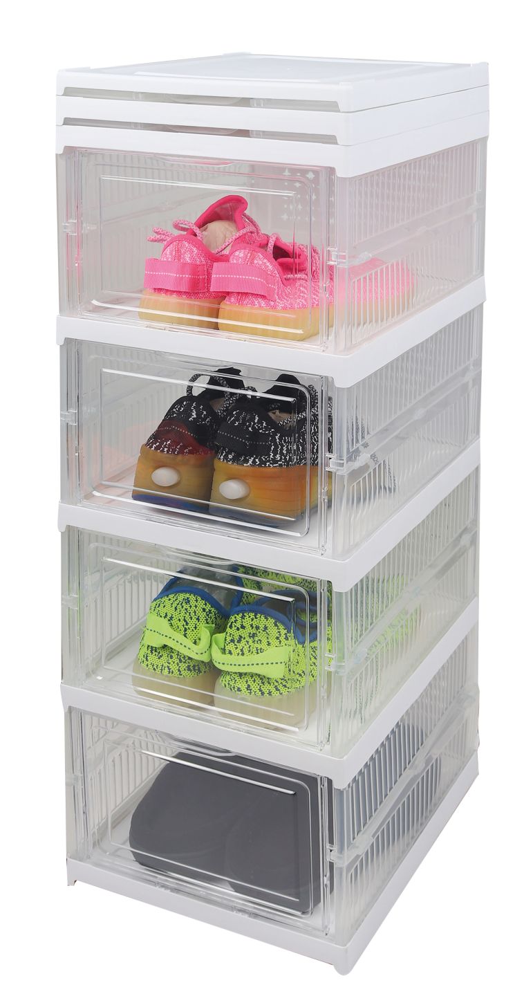 EASYMAXX Schuhregal faltbar