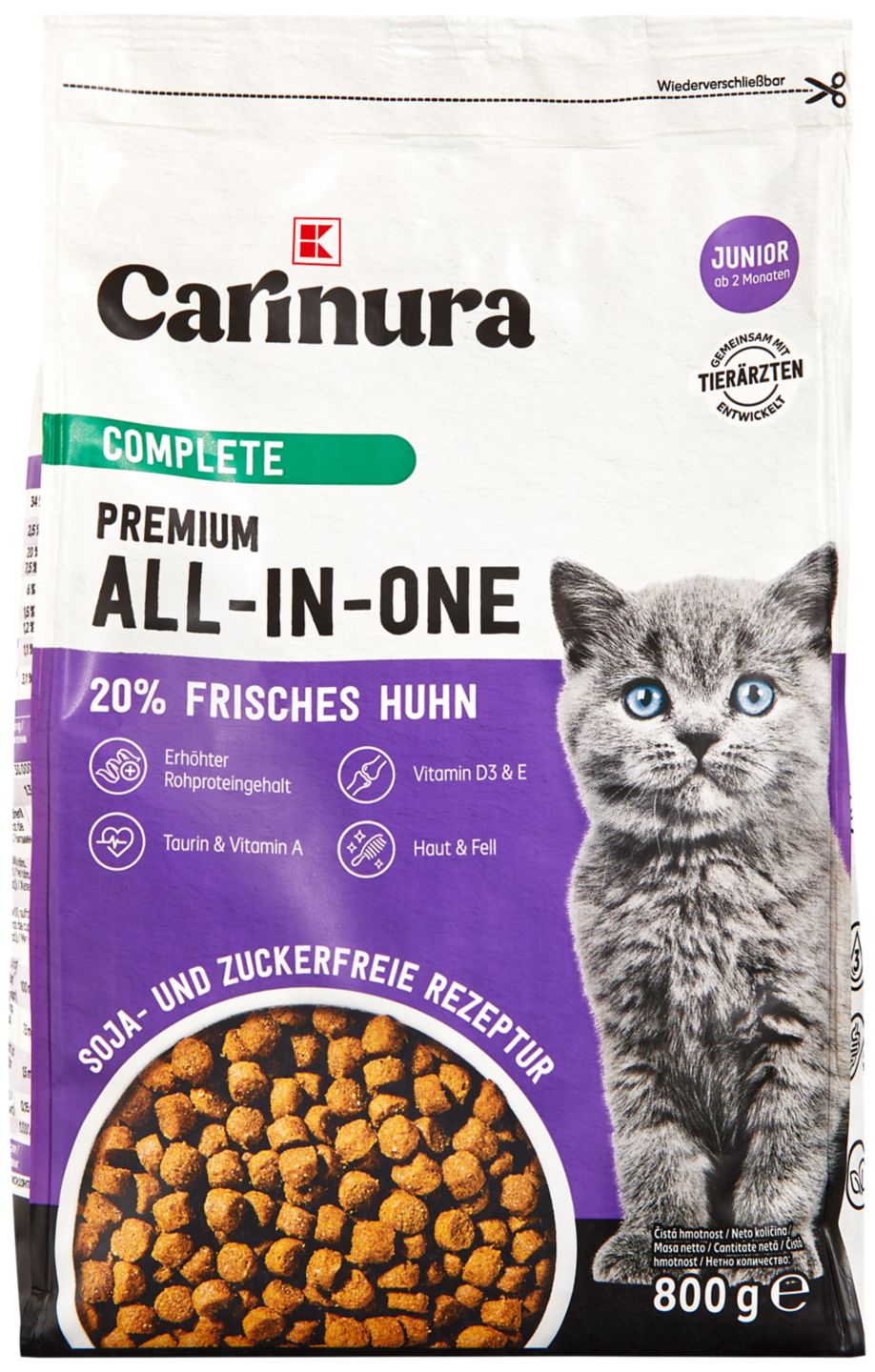 Изображение на K-Carinura Суха храна за котки
различни видове