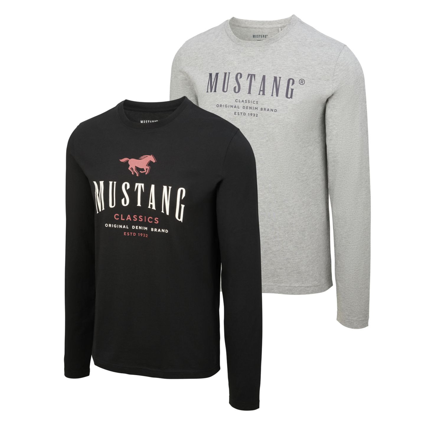 MUSTANG Herren-Langarmshirt