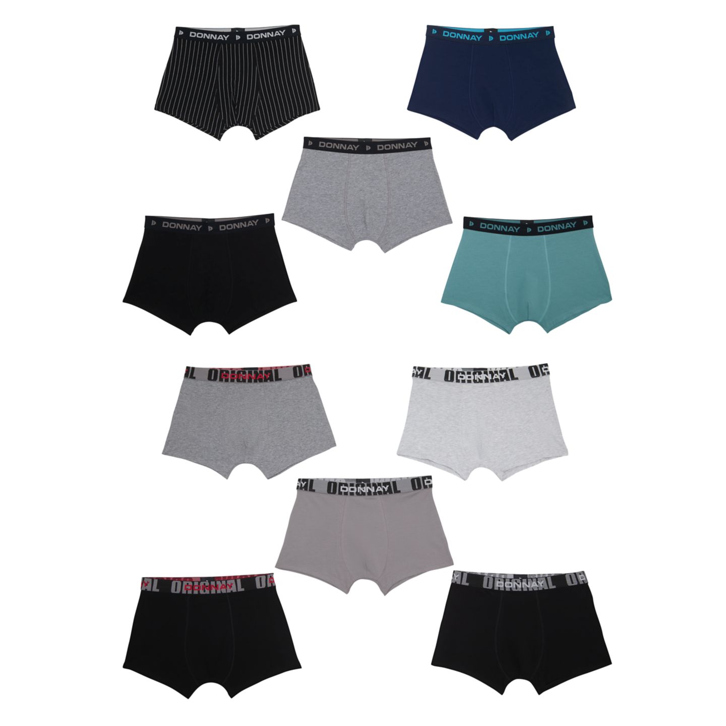 DONNEY Herren-Retroshorts