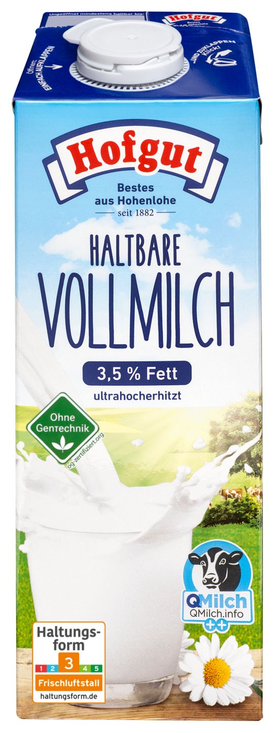 HOFGUT H-Vollmilch, 3,5 % Fett